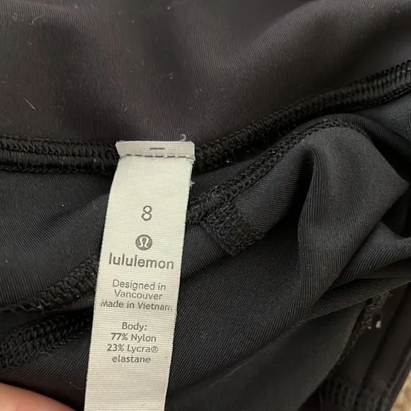Black Lululemon Leggings - Picture 4 of 5